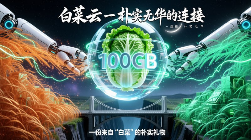 🥬 白菜云 (Báicài Yún) - 免费试用 🥬🎁 免费套餐 (“V1【标准用户】高速”)